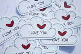 I Love You Cloud Sticker