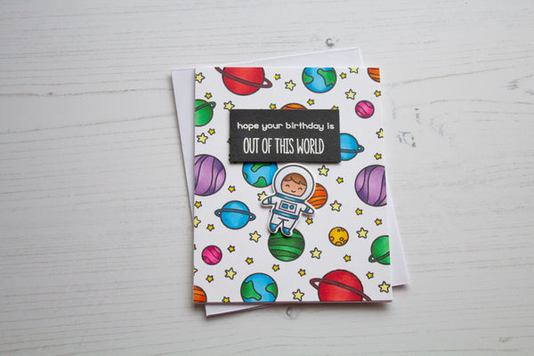 Out of This World Birthday Card