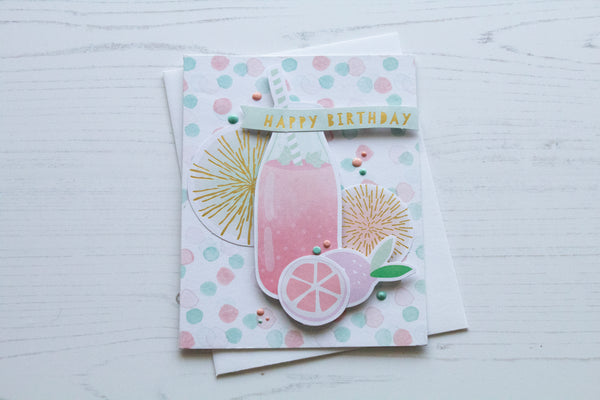 Pink Lemonade Birthday Card