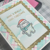 Cool Yeti Christmas Card